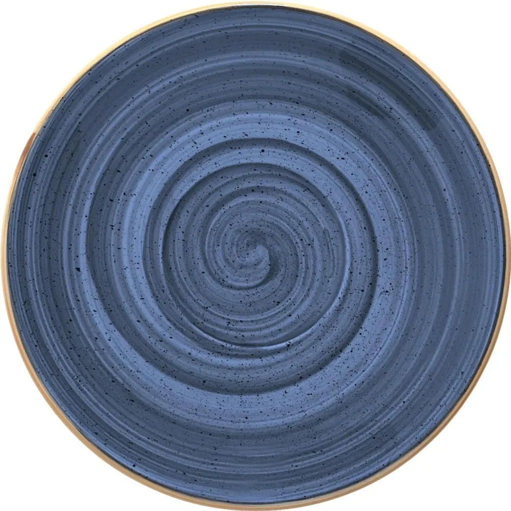Bonna Premium Porcelain Aura Dusk Untertasse, Untersetzer, 16cm, Porzellan, blau, 1 Stück
